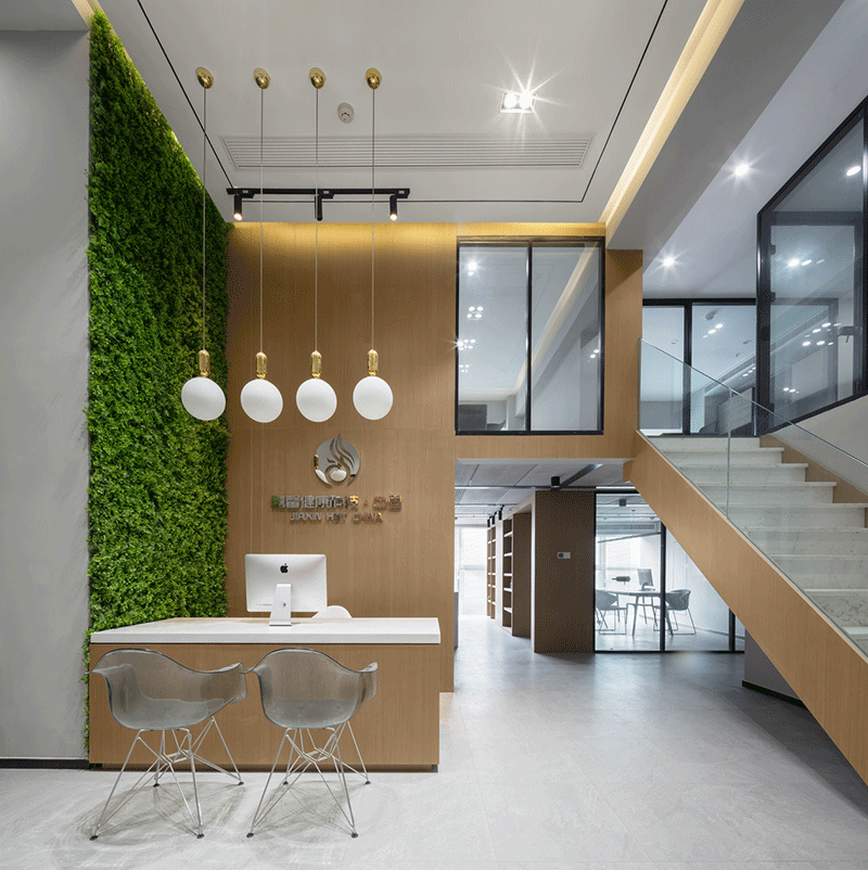 杭州醫療公司辦公室裝修設計效果圖
