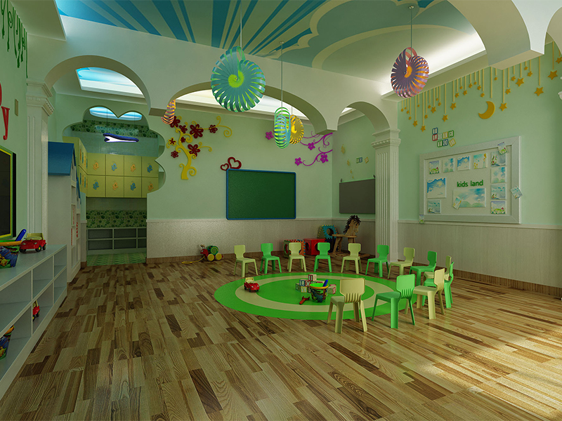 杭州私立小型幼兒園裝修設計效果圖