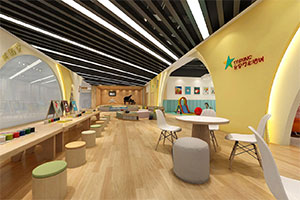 臺星藝術(shù)培訓機構(gòu)裝修設(shè)計全景圖