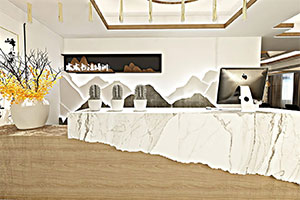 新中式書法培訓機構(gòu)裝修設(shè)計全景圖